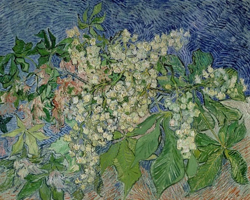 Branch Of Flowering Chestnut By Vincent Van Gogh DIY Paint By Numbers Kit