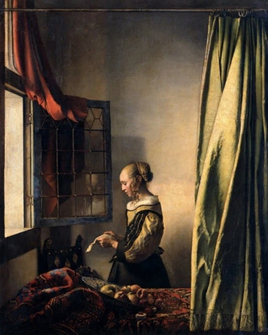 Girl Reading A Letter By Johannes Vermeer DIY Paint By Number Kit