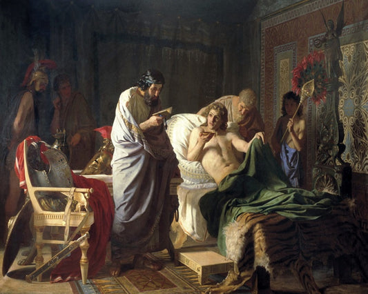 Alexander The Great's Trust in Physician Phillip By Henryk Siemiradzki DIY Paint By Numbers Kit