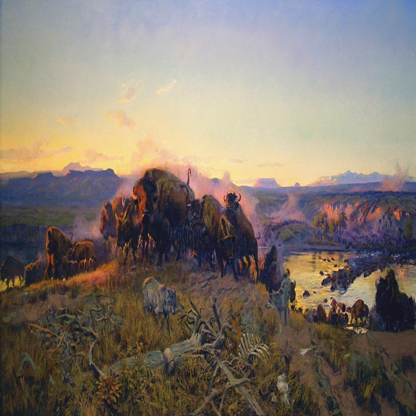When The Land Belonged To God By Charles Russell DIY Paint By Numbers Kit