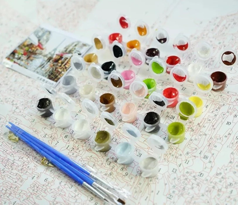Branch Of Flowering Chestnut By Vincent Van Gogh DIY Paint By Numbers Kit