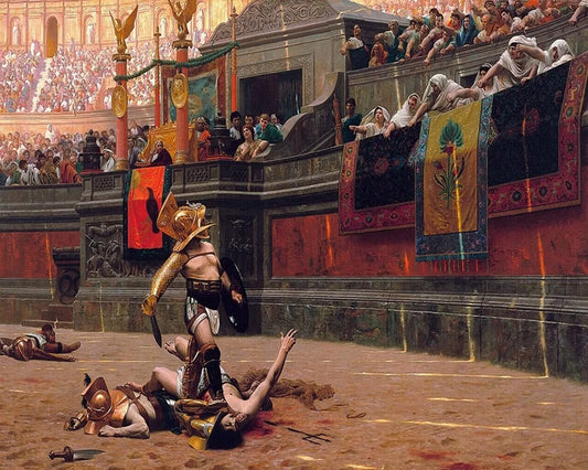 Pollice Verso With A Turned Thumb By Jean Leon Gerome DIY Paint By Numbers Kit