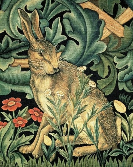 The Forest Rabbit By William Morris Vintage DIY Paint By Numbers Kit